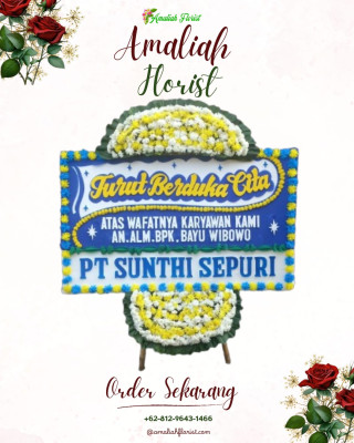Papan Bunga Duka di Maima